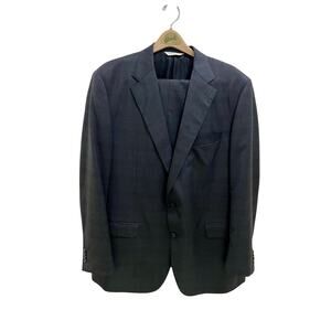 Samuelsohn Blazer Pant Suit Set Gray Plaid 48/42 Tall Long